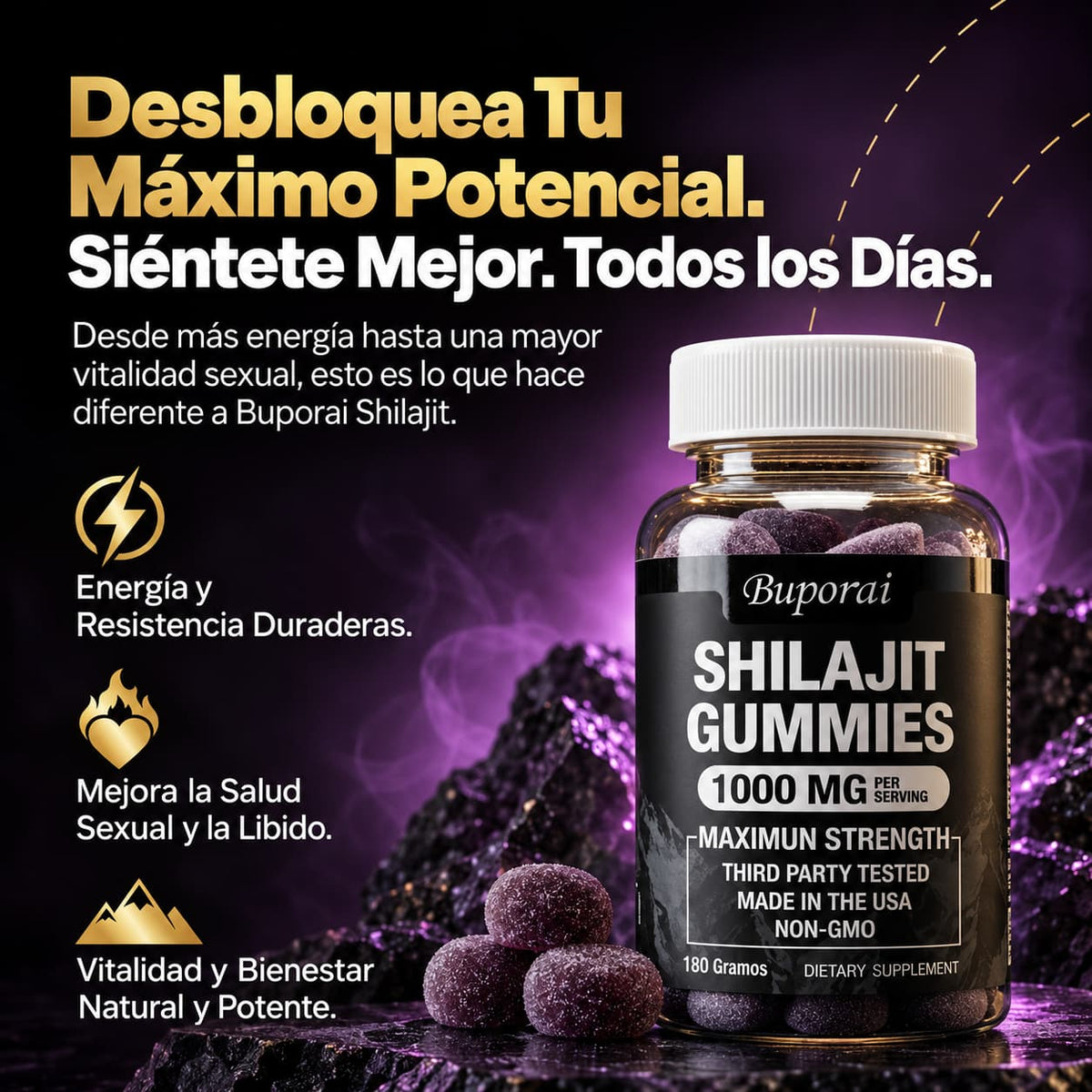 GOMITAS SHILAJIT - RECUPERA TU CONFIANZA EN LA INTIMIDAD